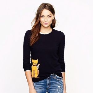 J. Crew Tabby Cat Sweater